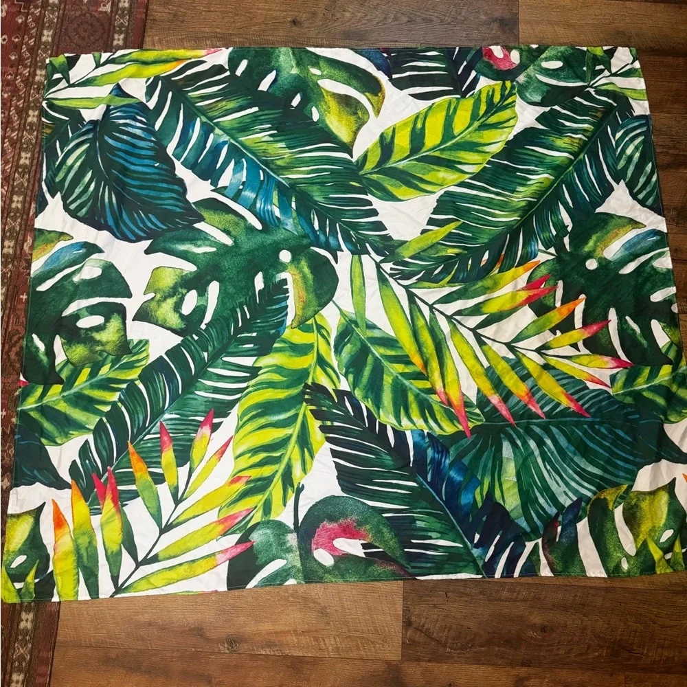 Tropical Leaf Print Tapestry